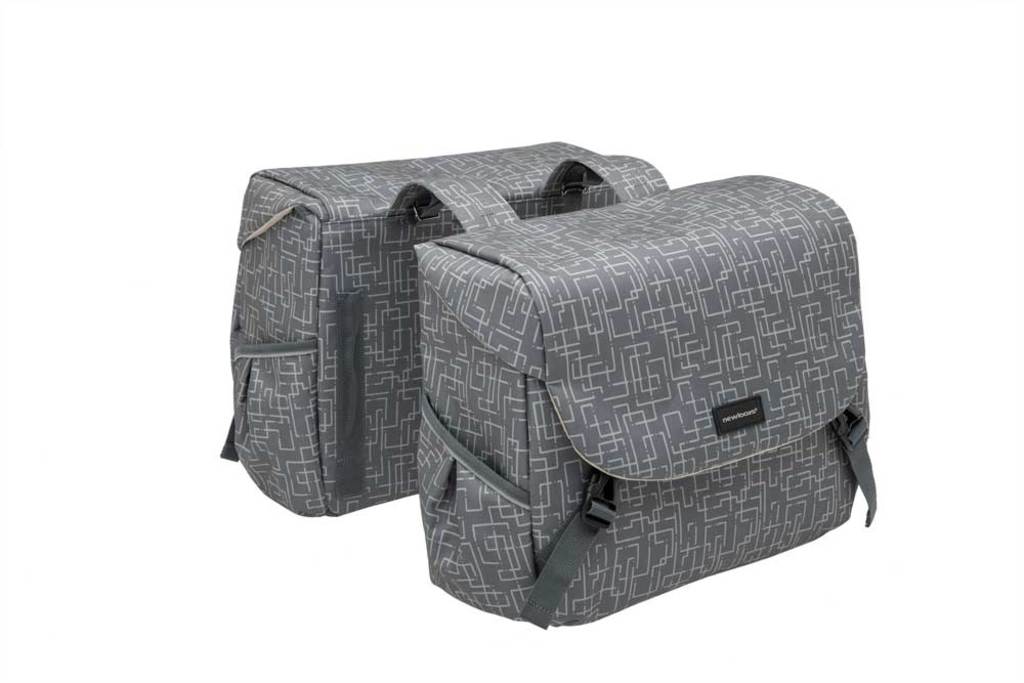 Dubbele-Fietstas-New-Looxs-Mondi-Joy-Double-38-Liter-Ivy-Grey Dubbele-Fietstas-New-Looxs-Mondi-Joy-Double-38-Liter-Ivy-Grey